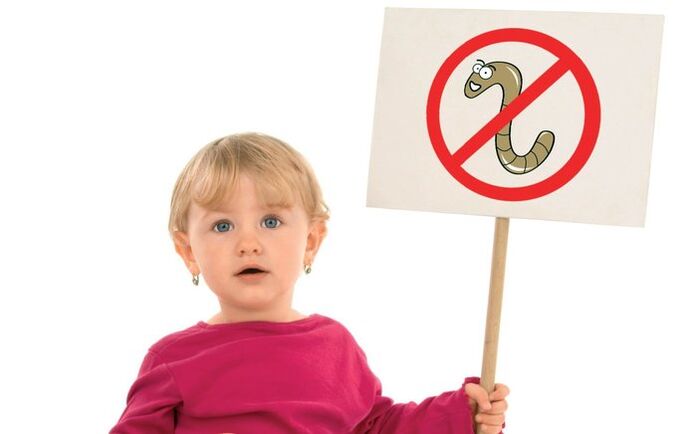 Η πρόληψη προστατεύει ένα παιδί από το να μολυνθεί από σκουλήκια